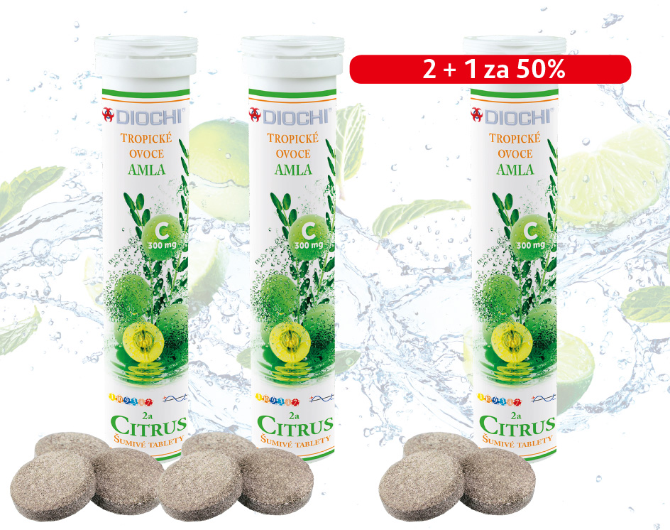 AKCE: Vitamín Citrus 2+1 za 50%