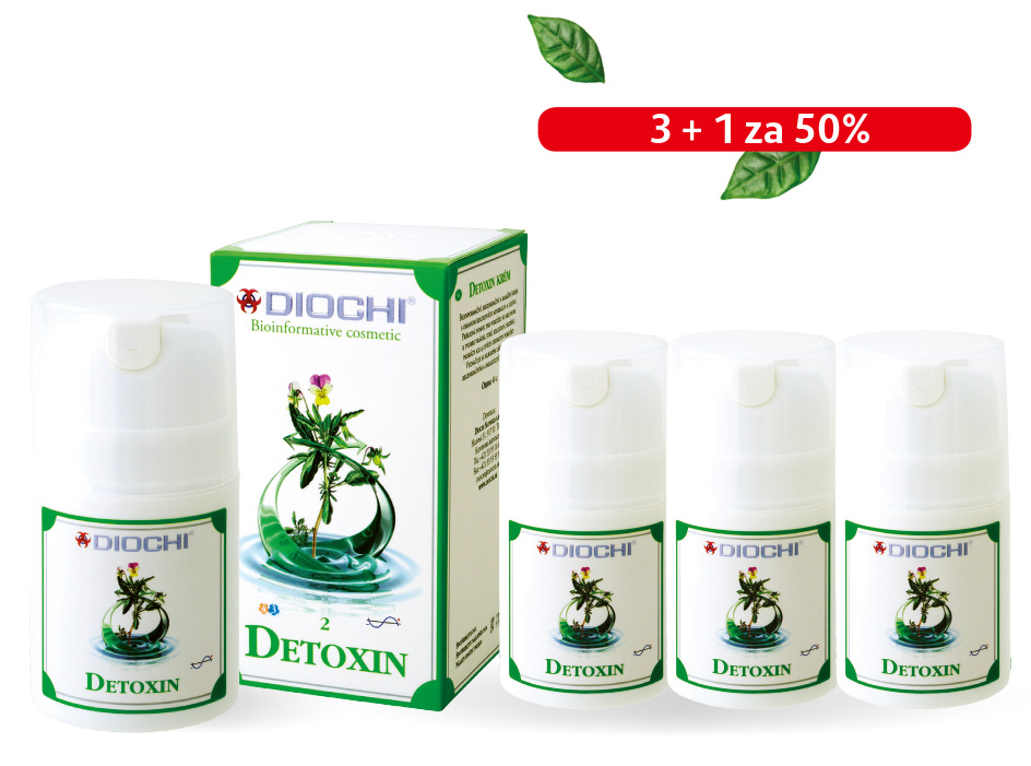 AKCE: Detoxin krém 3+1 za 50% 