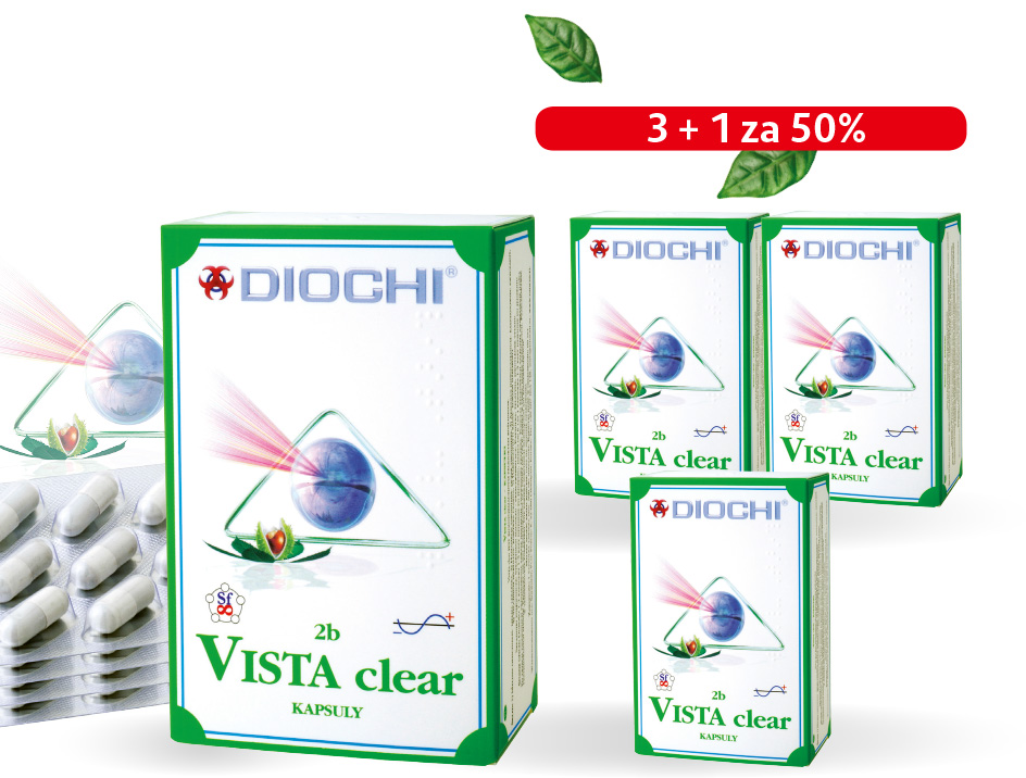 AKCE: Vista Clear 3+1 za 50%