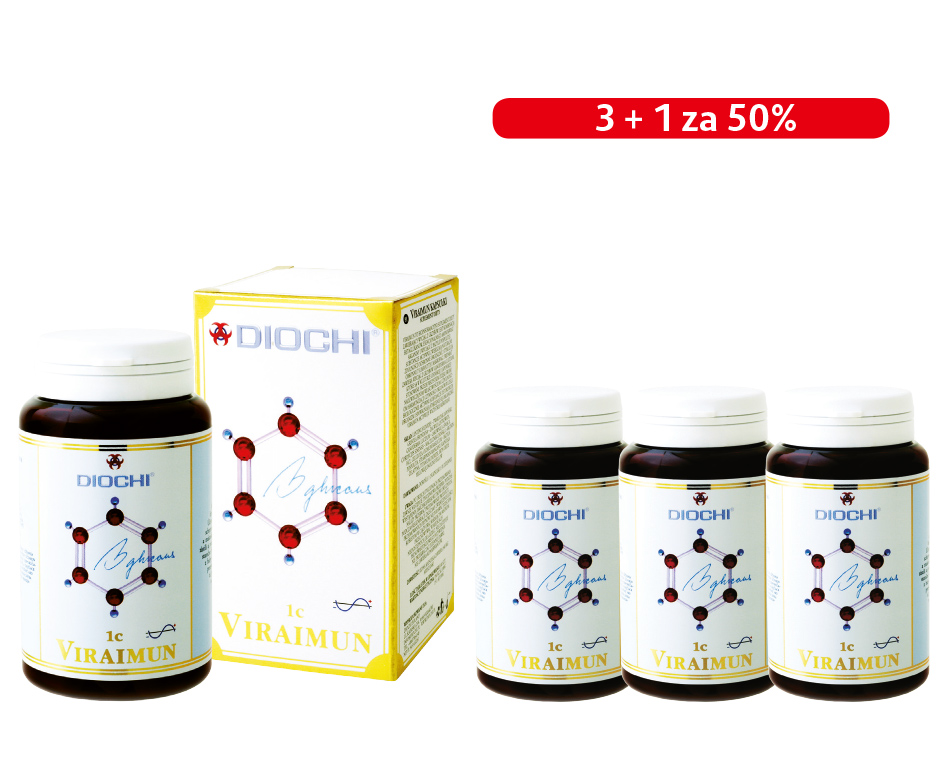 AKCE: Viraimun kapsle 3+1 za 50%
